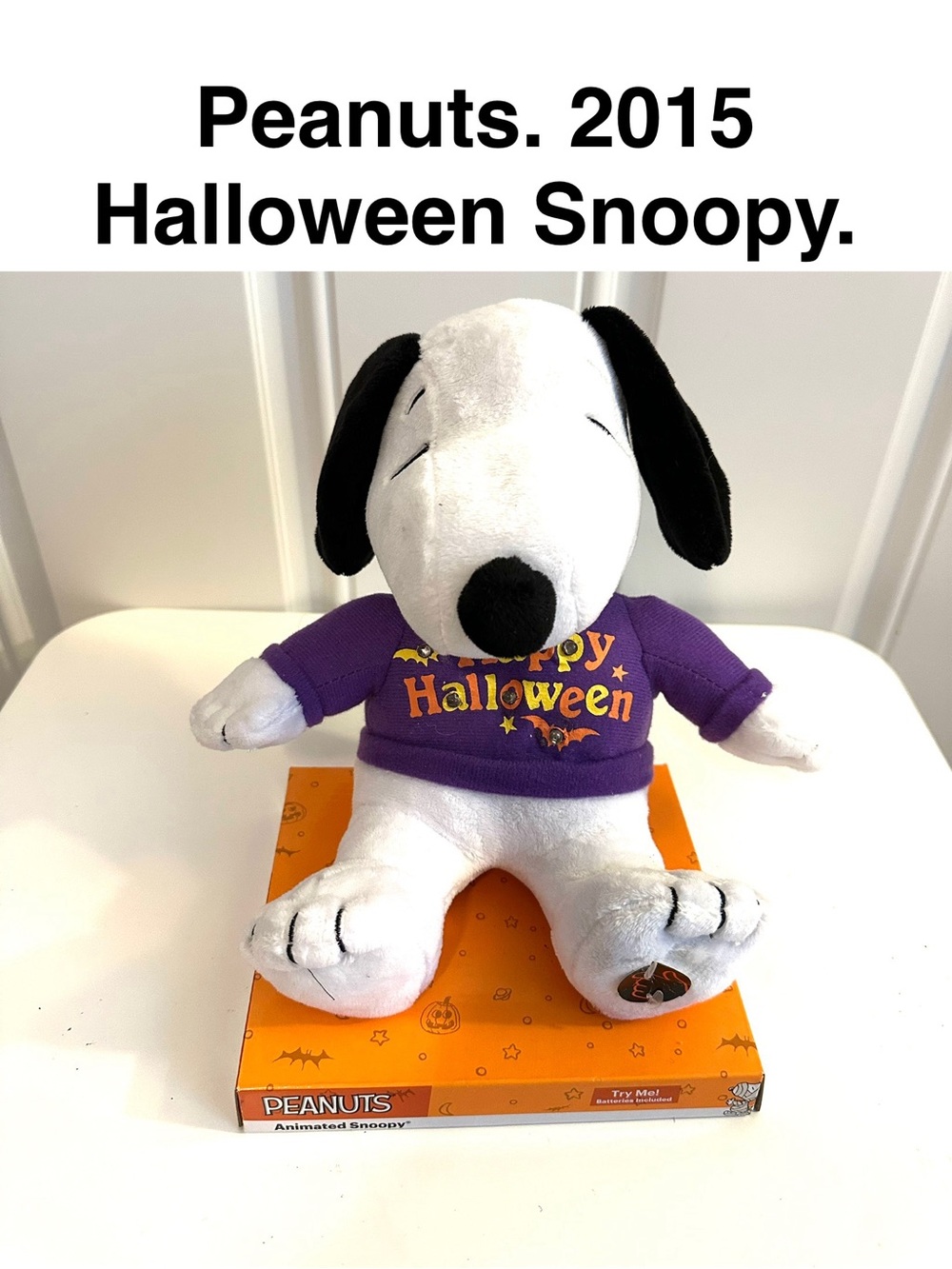 Peanuts Snoopy Halloween Plush 2015 🦇